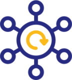 Distribution network icon 